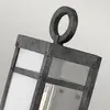 Image de Quintiesse Applique d'extérieur Porter, noir, hauteur 33,6 cm
