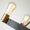 Image de Quintiesse Lustre Silas, noir, à quatre lampes, Ø 54,9 cm
