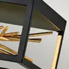 Image de Quintiesse Plafonnier LED Styx, noir, 3 000 K 46 x 22 cm