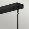 Image de Quintiesse Suspension LED Styx, noire, 3 000 K 30,5 x 113 cm