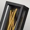 Image de Quintiesse Applique LED Styx, noire, 3 000 K 15 x 61 cm