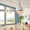 Image de Quintiesse Suspension Tollis, laiton/blanc, 1 lampe, Ø 40,8cm