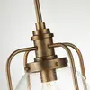 Image de Quintiesse Suspension Tricocent, laiton/transparente, 1 lampe
