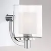 Image de QUOIZEL Applique murale Kolt IP44 avec double abat-jour en verre, à 1 lampe