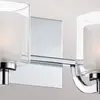 Image de QUOIZEL Applique murale Kolt IP44 avec double abat-jour en verre, à 2 lampes