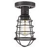 Image de Elstead Quoizel Mixon Plafonnier semi-encastré bronze palladien