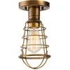 Image de SCB36 Elstead Quoizel Mixon Plafonnier demi-affleurant en laiton vieilli