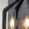 Image de QUOIZEL Applique murale Vanguard, noir ancien, à 2 lampes