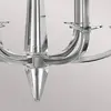 Image de Quintiesse Lustre Cendrier, nickel poli, 6 lampes