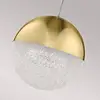 Image de Quintiesse Suspension LED Moonlit, doré, aluminium, Ø 20 cm, boule
