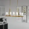 Image de Quintiesse Suspension Kimrose, à 10 lampes, laiton