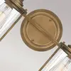 Image de QUOIZEL Applique murale Riggs IP44, laiton vieilli, à 2 lampes