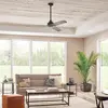 Image de KICHLER Ventilateur de plafond Ried, à trois pales, couleur fer