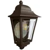 Image de Applique DECO LANE 1xE27 60W IP44 aluminium bronze, polycarbonate clair H:32,5cm L:19,3cm dimmable