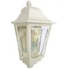 Image de Applique DECO LANE 1xE27 60W IP44 aluminium crème, polycarbonate clair H:32,5cm L:19,3cm dimmable
