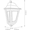 Image de Elstead Applique d'extérieur Deco Lane, rouge, lanterne, aluminium, IP44