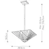 Image de Elstead Plafonnier Alderley, réglable en hauteur, style Tiffany