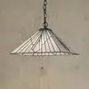 Image de Elstead Suspension Alderley, style Tiffany, bronze, interrupteur à tirette