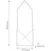 Image de Quintiesse Applique murale LED CAESAR, laiton vieilli, hauteur 31 cm Métal/albâtre