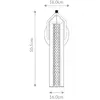 Image de Quintiesse Applique murale LED ESPADA, doré brossé, Ø 16 cm, métal IP44