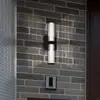 Image de Quintiesse Applique d'extérieur LED FAYTON, noir, hauteur 36 cm Métal IP44