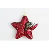 Image de Heart of the home Décoration pour Sapin de Noël en Sequin Etoile - Rouge