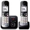 Image de Téléphone sans fil duo PANASONIC KXTG6822 avec réduction de bruit et blocage sélectif