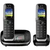 Image de Panasonic KX-TGJ322 Téléphone DECT Identification de l'appelant Noir