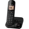 Image de Panasonic KX-TGC420FRB Téléphone Numérique Sans Fil Répondeur Numérique, Base et Combiné Simples, Mains Libres, Identification de l'Appelant, Blocage des Appels Indésirables, Eco Plus, LCD, Noir