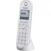 Image de Panasonic Téléphone IP DECT KX-TGQ200GW (sans fil, compatible CAT-iq 2.0, mode mains libres, verrouillage de l'appelant, Eco-Plus, téléphone numérique) Blanc