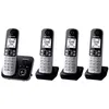 Image de Téléphone fixe sans fil Panasonic KX-TG6864 Noir et argent en occasion ou reconditionné