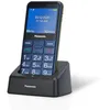 Image de Panasonic KX-TU155EXCN Téléphone Mobile pour Personnes Âgées, Appel Prioritaire, Téléphone à Grosses Touches, Compatible avec Les Appareils Auditifs, Bluetooth, Radio FM, Appareil Photo, Bleu