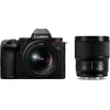 Image de Pack hybride Panasonic Lumix S5 Mark II + S 20 60mm f 3.5 5.6 + S 50mm f 1.8