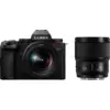 Image de Appareil photo plein format LUMIX S5II, avec objectifs S-2060 et S-S50 DC-S5M2WE