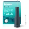 Image de Panasonic Serie 600 Hydropulseur Dentaire Ultrasonique EW-DJ66-A303, Jet dentaire, Irrigateur Oral, 200ml, IPX7, 2 Embouts Standard, 5 Réglages de Pression, Accessoire de Voyage, Bleu Marine