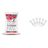 Image de Masters Lot de 25 Tees gradués en Plastique Unisexe Blanc 5,1 cm