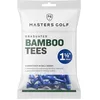 Image de Masters Graduate Lot de 25 tees de golf en bambou Bleu 3,8 cm