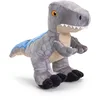 Image de KEELECO - Peluche 100% recyclée - Jouet écologique pour Enfant - Dinosaure Vélociraptor 26cm - SE1481