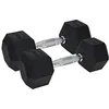 Image de Urban Fitness Pro Haltères hexagonales   Revêtement en caoutchouc (paire)