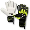 Image de Precision Training Fusion X Flat Cut Finger Protect Gants de Gardien de But pour Adulte Noir Taille 11