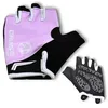 Image de Six Peaks Gants de Cyclisme pour Enfants, Demi-Doigt, légers, Respirants, rembourrés et antidérapants, Rose, 3-4 Ans