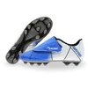 Image de Precision Training Matrix Junior FG Chaussures de Football Unisexes pour Enfant, Bleu/Blanc/Noir, 30 EU