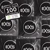 Image de EXS Préservatifs noirs BLACK LATEX 54mm x100