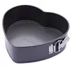 Image de MasterClass Cake Tin, Moule En Forme De Coeur 22,5 cm Avec Base Libre, Antiadhésif, Acier Au Carbone Robuste 1 mm, Fermoir À Ressort Et Sans Pfoa, 9 Pouces