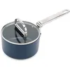 Image de Joseph Joseph Space Casserole 15cm avec Couvercle, Poignée Pliable, Gain de Place, Induction & Four, Revêtement Céramique