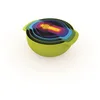 Image de Joseph Joseph Nest 9 Plus 9-Pièces, set emboîtable avec Bol mélangeur grand et petit, passoire, tamis, 5 tasses à mesurer, Multicolore