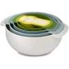 Image de Joseph Joseph Nest 9 Plus 9-Pièces, set emboîtable avec Bol mélangeur grand et petit, passoire, tamis, 5 tasses à mesurer, Multicolore clair