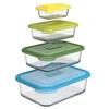 Image de Set de 4 boîtes en verre Net Glass Storage Joseph Joseph