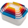 Image de Joseph Joseph Nest Lock Set 5 Boîtes Alimentaires en Plastique, Boîte Repas, Conservation Alimentaire, Rangement et Organisation de Cuisine, Multicolore