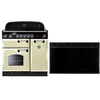 Image de Falcon RANGECOOKER CLASSIC DELUXE 90 Crème/chromé   Plaque vitrocéramique grill/four multifonction/four HL